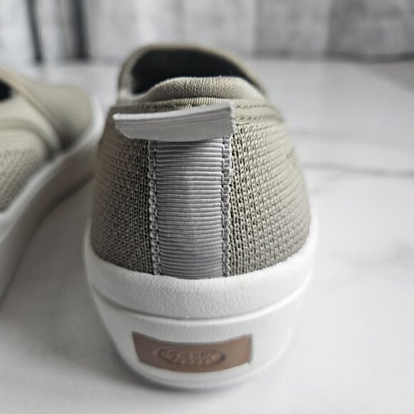 Dr. Scholl's Dreamy Lifestyle Knit Comfort Slip- On Sneakers in Sage - Picture 8 of 11